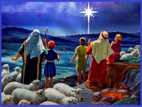 3 Shepherds and the anouncement of Jesus' birth